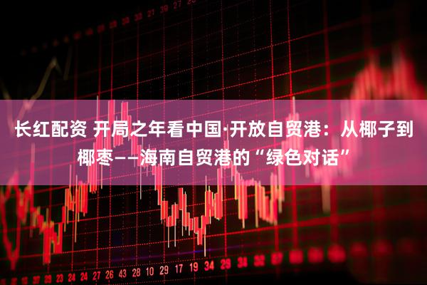 长红配资 开局之年看中国·开放自贸港：从椰子到椰枣——海南自贸港的“绿色对话”