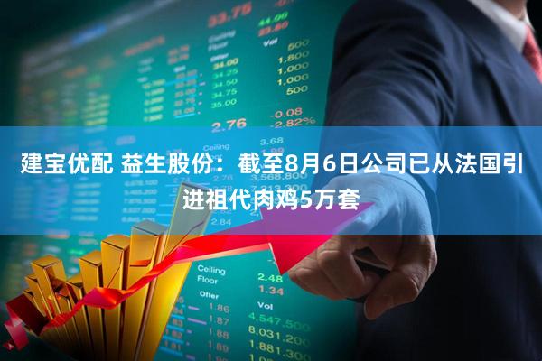 建宝优配 益生股份：截至8月6日公司已从法国引进祖代肉鸡5万套